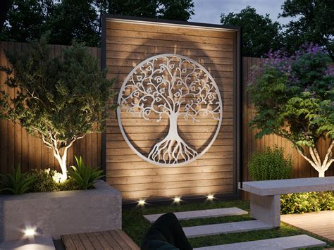 outdoor metal house decorations|large outdoor metal wall decor.